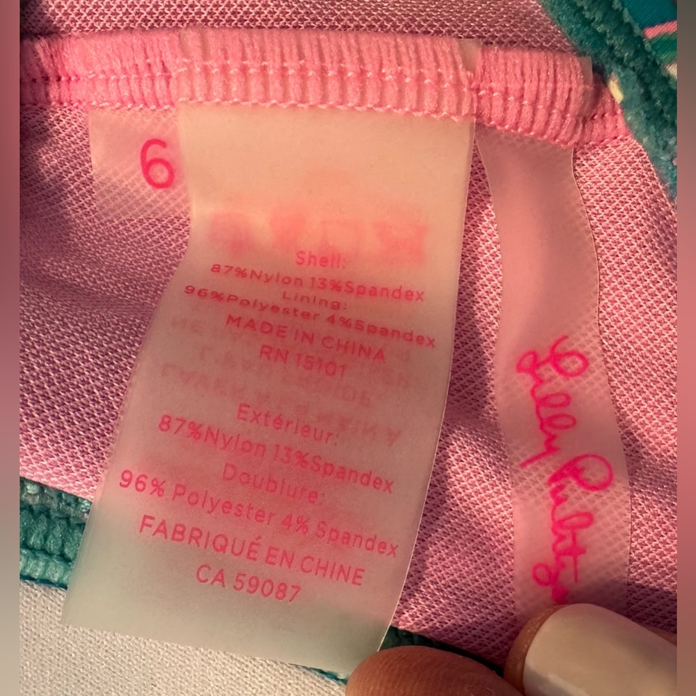 Lilly Pulitzer Blue and Pink Bikini - Picture 7 of 8